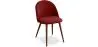 Buy Dining Chair - Upholstered in Fabric - Scandinavian Style -Bennett Red 58982 at MyFaktory