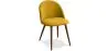 Buy Dining Chair - Upholstered in Fabric - Scandinavian Style -Bennett Yellow 58982 - in the EU