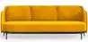 Buy Three-seat Sofa - Velvet Upholstery - Balga Yellow 61026 home delivery