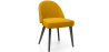 Buy Dining Chair - Upholstered in Velvet - Percin Yellow 61050 - prices