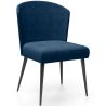 Buy Dining Chair - Upholstered in Velvet - Yerne Dark blue 61052 - in the EU