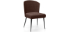 Buy Dining Chair - Upholstered in Velvet - Yerne Chocolate 61052 home delivery