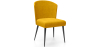 Buy Dining Chair - Upholstered in Velvet - Yerne Yellow 61052 home delivery