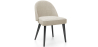 Buy Dining Chair - Upholstered in Velvet - Percin Beige 61050 home delivery