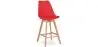 Buy Premium Brielle Scandinavian design bar stool with cushion - Wood Red 59278 at MyFaktory