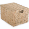 Buy Natural Fiber Basket with Lid - 40x30CM - Greey Natural 61314 - in the EU