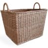 Buy Rattan Basket with Handles - 45x35CM - Gyua Natural 61315 - in the EU