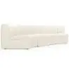 Buy Modular Sofa - Upholstered in Bouclé - 3 Modules - Barkleyn White 61309 - in the EU