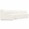 Buy Modular Sofa - Upholstered in Bouclé - 3 Modules  - 4/5 Seater - Barkleyn White 61309 - in the EU