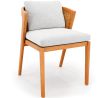 Buy Outdoor Teak Dining Chair with Cushions - Lesley Natural 61323 - in the EU