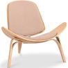 Buy Designer armchair - Scandinavian armchair - Fabric upholstery - Luna Cream 16773 - prices
