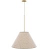 Buy Hanging Ceiling Lamp with Beige Fabric Shade - Derila Cream 61334 - prices