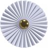 Buy Wall Lamp Applique Flower in White and Gold Metal - 30CM White 61338 - in the EU