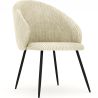 Buy Dining Chair Upholstered in Velvet - Yukon Ivory 61449 at MyFaktory