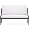 Buy Outdoor Sofa 135cm - Aluminum and Synthetic Rattan - Brewa Grey 61463 - in the EU