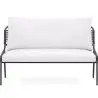 Buy Outdoor Sofa 135cm - Aluminum and Synthetic Rattan - Brewa Grey 61463 - in the EU