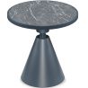 Buy Metal and Slate Side Table - Randall  Grey 61464 - in the EU