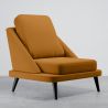 Buy Velvet Upholstered Armchair - Scandinavian Style - Luxe Plaza Mustard 61479 - in the EU