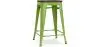 Buy Bar Stool - Industrial Design - Wood & Steel - 60cm -Metalix Light green 58354 at MyFaktory