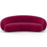 Buy Velvet Curved Sofa - 3/4 Seats - Nathan Wine 60691 in the Europe