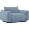 Buy Armchair - Velvet Upholstery - Urana Light blue 61011 - in the EU