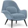 Buy Velvet Upholstered Armchair - Opera Light blue 60706 - in the EU