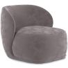 Buy Velvet Upholstered Armchair - Treyton Dark grey 60702 in the Europe