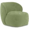 Buy Velvet Upholstered Armchair - Treyton Light green 60702 with a guarantee