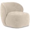 Buy Velvet Upholstered Armchair - Treyton White 60702 - in the EU