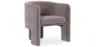 Buy Velvet Upholstered Armchair - Connor Dark grey 60700 in the Europe