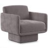 Buy Velvet Upholstered Armchair - Ren Dark grey 60698 at MyFaktory