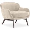 Buy Velvet Upholstered Armchair - Selvi White 60694 - in the EU