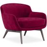 Buy Velvet Upholstered Armchair - Selvi Wine 60694 at MyFaktory