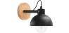 Buy Metal and wood wall lamp - Inga Black 59031 - in the EU