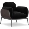 Buy Upholstered Velvet Armchair - Iura Black 60650 at MyFaktory