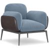 Buy Upholstered Velvet Armchair - Iura Light blue 60650 - in the EU