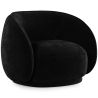 Buy Curved Velvet Upholstered Armchair - William Black 60692 home delivery