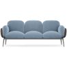 Buy 3-Seater Sofa - Upholstered in Velvet - Greda Light blue 60652 - in the EU