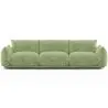 Buy 3-Seater Sofa - Velvet Upholstery - Urana Light green 61013 - in the EU