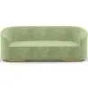Buy 3/4-Seater Velvet Upholstered Sofa - Treya Light green 60648 - prices