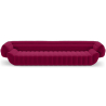 Buy Velvet Upholstered Sofa - 4/5 seats - Lumun Wine 60641 at MyFaktory