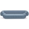 Buy Velvet Upholstered Sofa - 3/4 seats - Lumun Light blue 60640 - prices