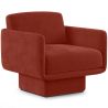 Buy Velvet Upholstered Armchair - Ren Red 60698 in the Europe