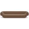Buy Velvet Upholstered Sofa - 4/5 seats - Lumun Chocolate 60641 home delivery