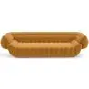 Buy Velvet Upholstered Sofa - 3/4 seats - Lumun Mustard 60640 home delivery