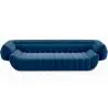 Buy Velvet Upholstered Sofa - 3/4 seats - Lumun Dark blue 60640 - in the EU