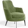 Buy Contemporary Style Upholstered Velvet Design Armchair - Saqua Light green 61046 - in the EU