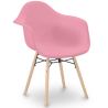 Buy Dining Chair Scandinavian Design - Wooden Legs - Skandiva Pink 61552 in the Europe