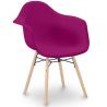 Buy Dining Chair Scandinavian Design - Wooden Legs - Skandiva Mauve 61552 - in the EU