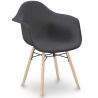Buy Dining Chair Scandinavian Design - Wooden Legs - Skandiva Dark grey 61552 with a guarantee
